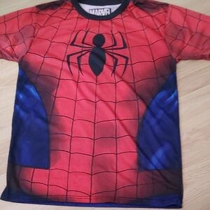 👌Free Add On Marvel Spider-Man Red and Blue Web PJ Top Sz SM